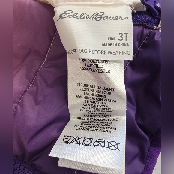 Eddie Bauer Reversible 3T Deer Harbor Insulated Hooded Jacket 3293-CM - Picture 6 of 11